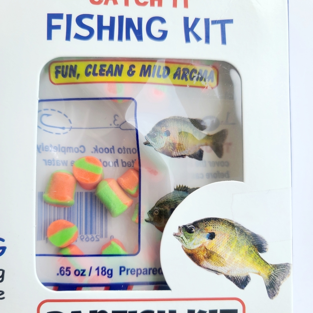 Catch it Panfish kit. Fishing Kit. Featuring Magic Bait and EAGLE CLAW.